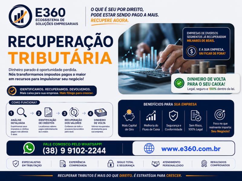 Recuperação Tributária/Impostos