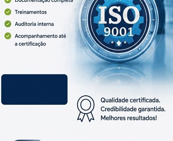 Consultoria Empresarial, ISO9001, Financeiro, NR1, Marketing Digital
